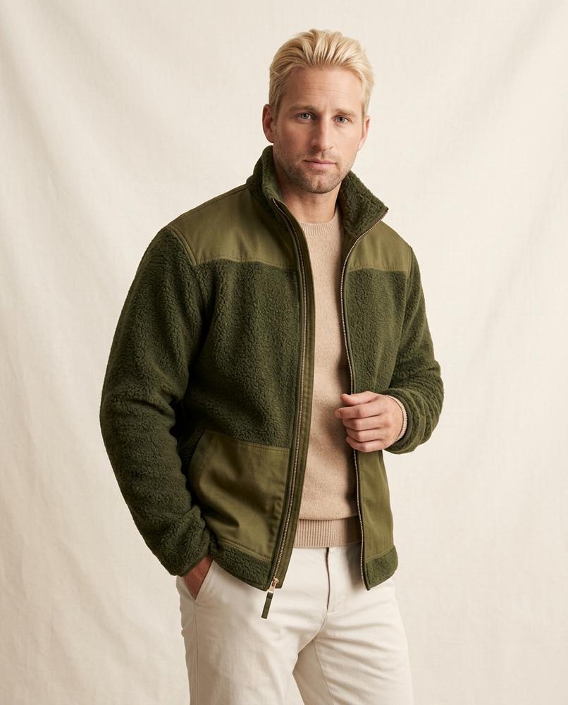 Lands Fashion - Rivar | Fleece Zip-Up Jacket Men