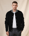 Lands Fashion - Elver | Cable-Knit Snap-Button Jacket Men