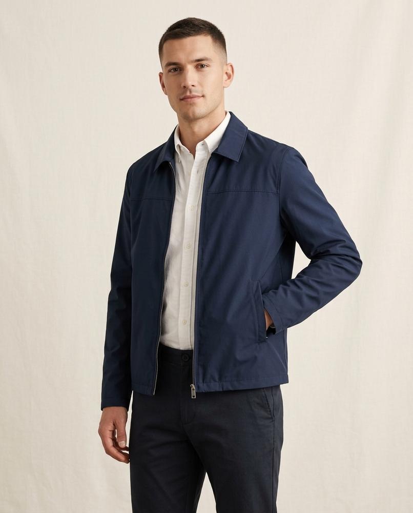 Lands Fashion - Rimon | Zip-Up Collared Jacket Men
