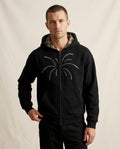 Lands Fashion - Arlan | Zip-Up Plaid-Lined Hoodie Men