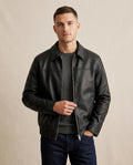Lands Fashion - Selom | Coated Collared Jacket Men