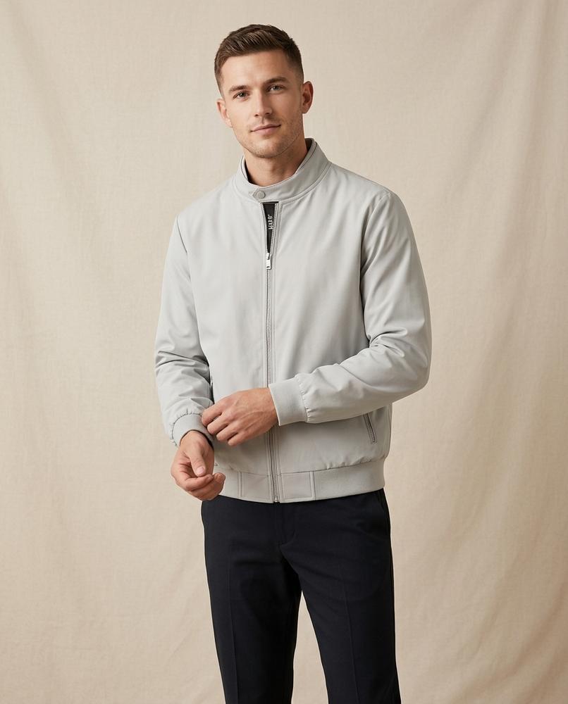 Lands Fashion - Roken | Zip-Up Stand-Collar Jacket Men