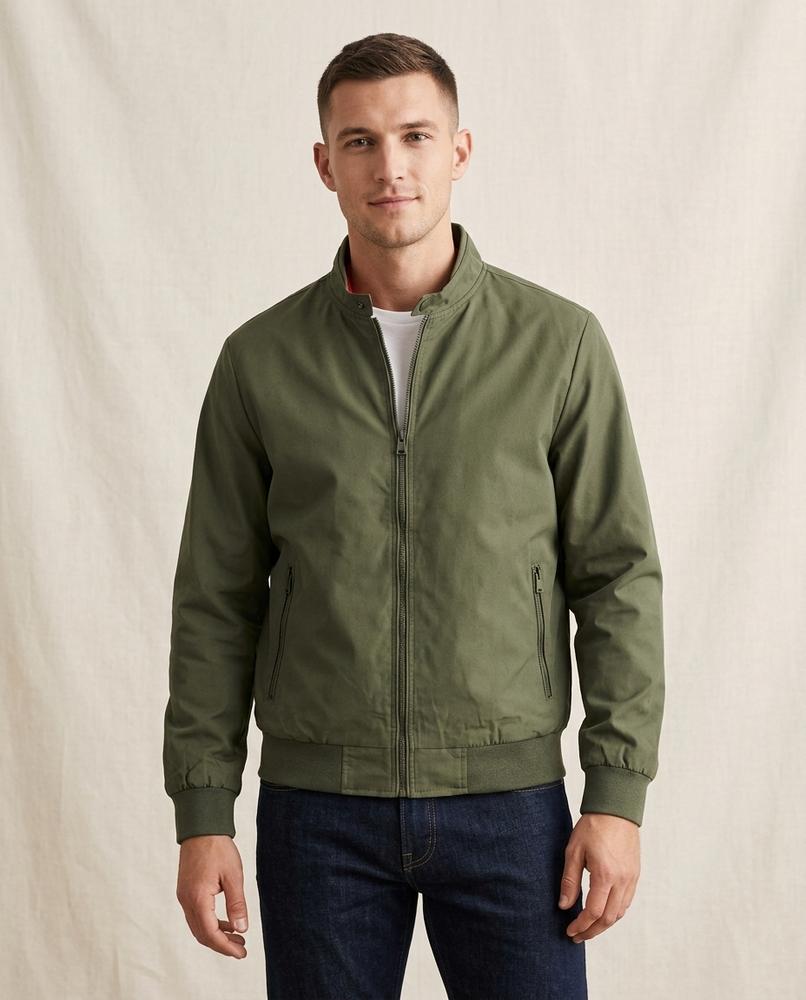 Lands Fashion - Roken | Zip-Up Stand-Collar Jacket Men