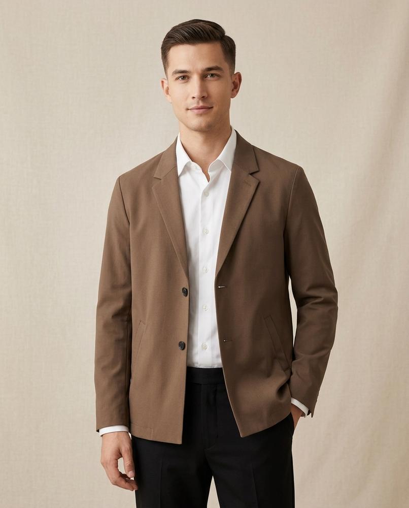 Lands Fashion - Sazan | Slim-Fit Single-Breasted Blazer Men