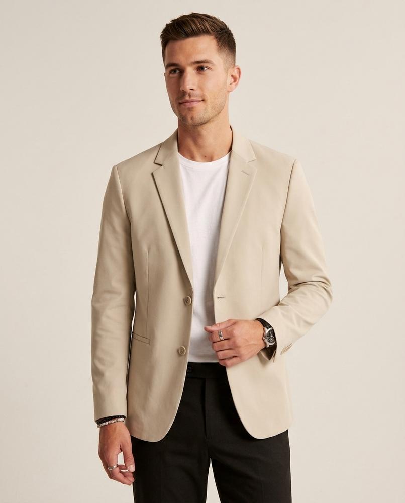 Lands Fashion - Sazan | Slim-Fit Single-Breasted Blazer Men