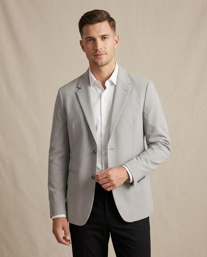 Lands Fashion - Sazan | Slim-Fit Single-Breasted Blazer Men