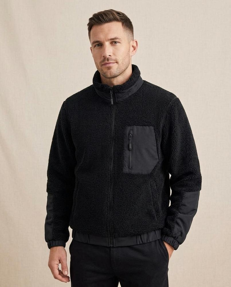 Lands Fashion - Mamin | Fleece Zip-Up Jacket Men