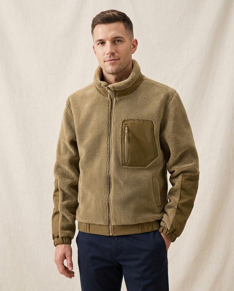 Lands Fashion - Mamin | Fleece Zip-Up Jacket Men