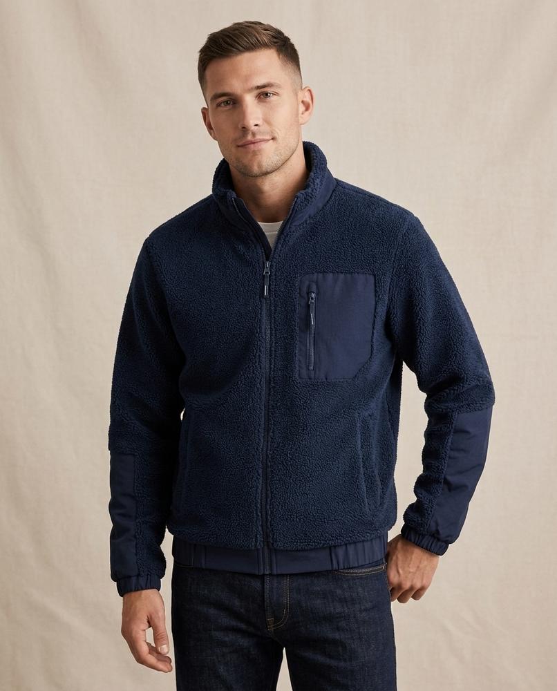 Lands Fashion - Mamin | Fleece Zip-Up Jacket Men