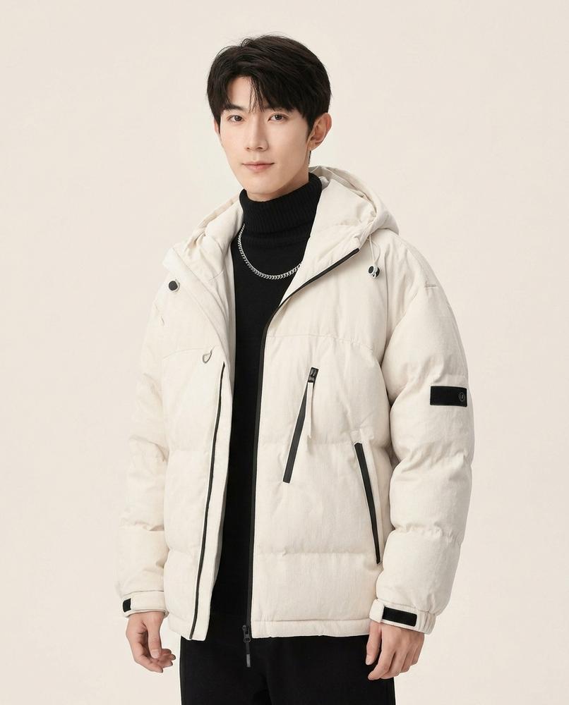 Lands Fashion - Letal | Padded Hooded Jacket Men