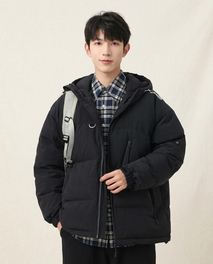 Lands Fashion - Letal | Padded Hooded Jacket Men