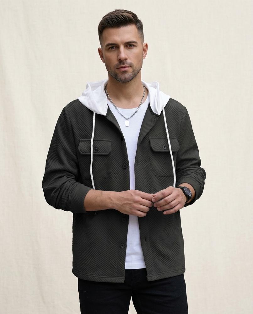 Lands Fashion - Artir | Quilted Hooded Jacket Men