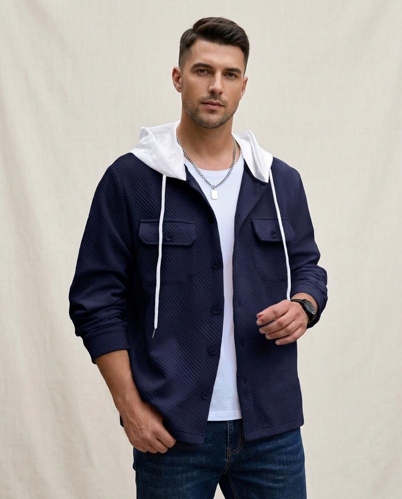 Lands Fashion - Artir | Quilted Hooded Jacket Men