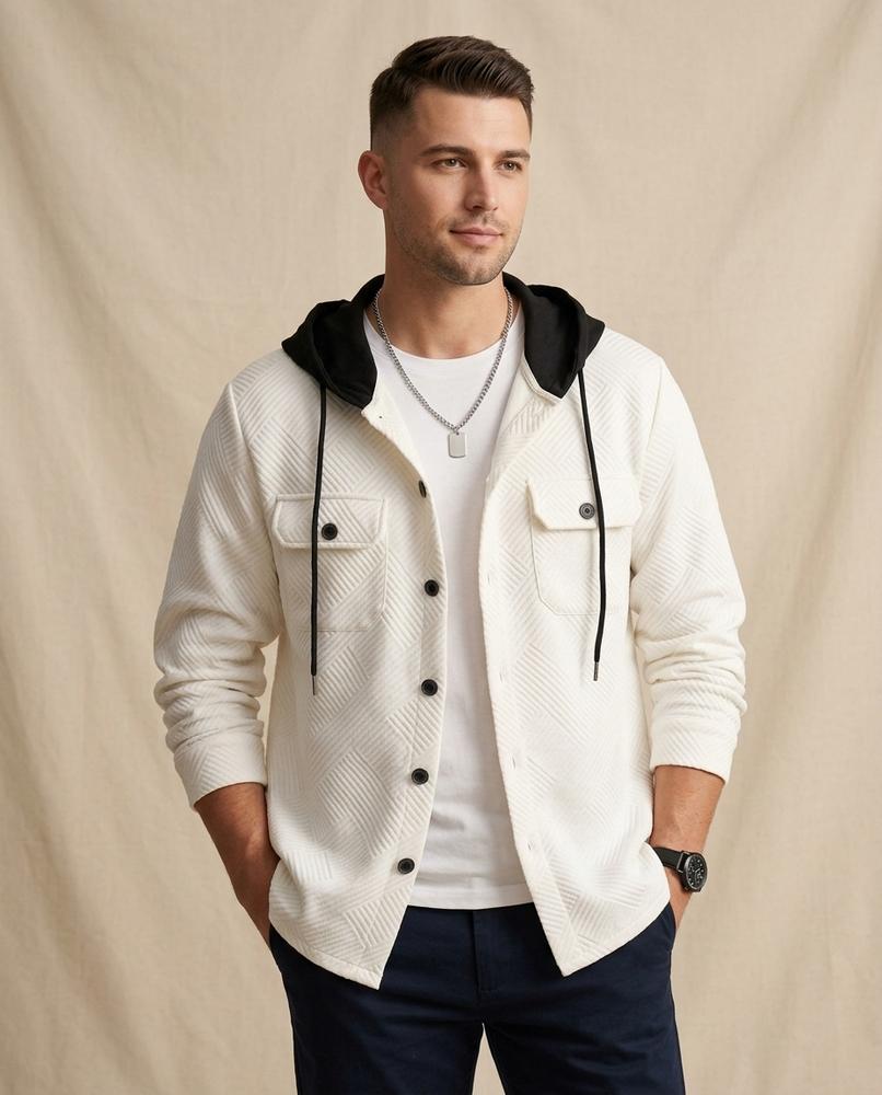 Lands Fashion - Artir | Quilted Hooded Jacket Men