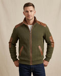 Lands Fashion - Carel | Fleece-Lined Zip-Up Knit Cardigan Men