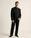 Lands Fashion - Arrel | Mandarin Collar Single-Breasted Suit Men