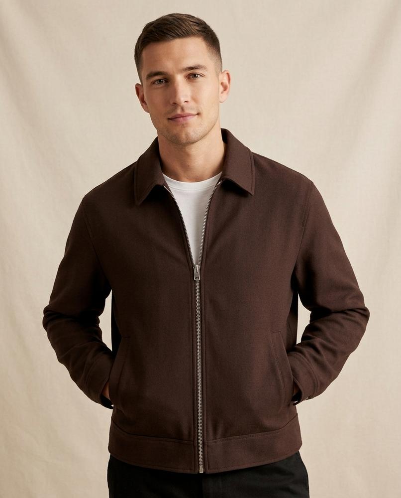 Lands Fashion - Cotal | Zip-Up Collared Jacket Men