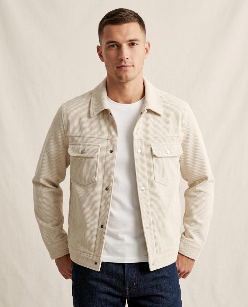 Lands Fashion - Rolev | Corduroy Button-Up Jacket Men