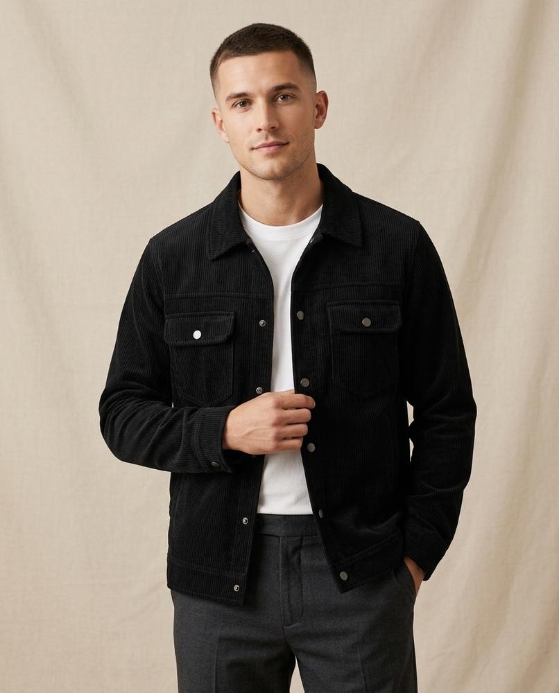 Lands Fashion - Rolev | Corduroy Button-Up Jacket Men