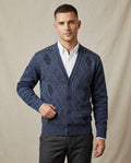 Lands Fashion - Altal | Patterned Lined Knit Cardigan Men