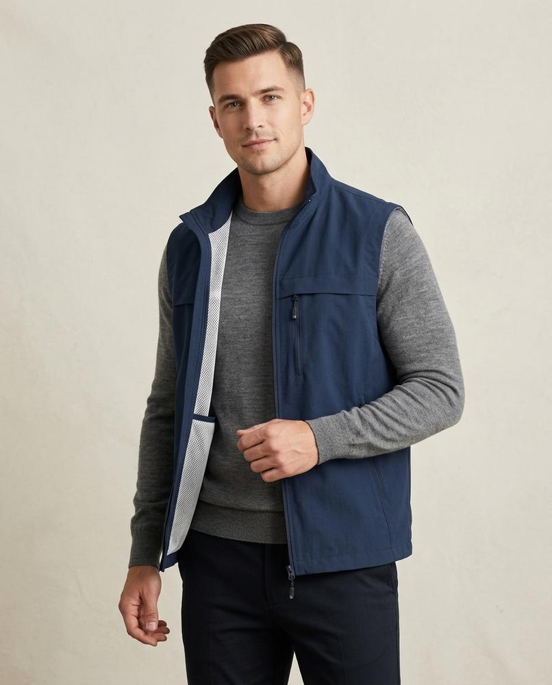 Lands Fashion - Kemir | Zip-Up Functional Vest Men