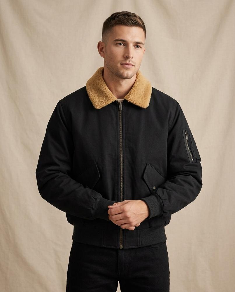 Lands Fashion - Tamin | Lined Zip-Up Jacket Men