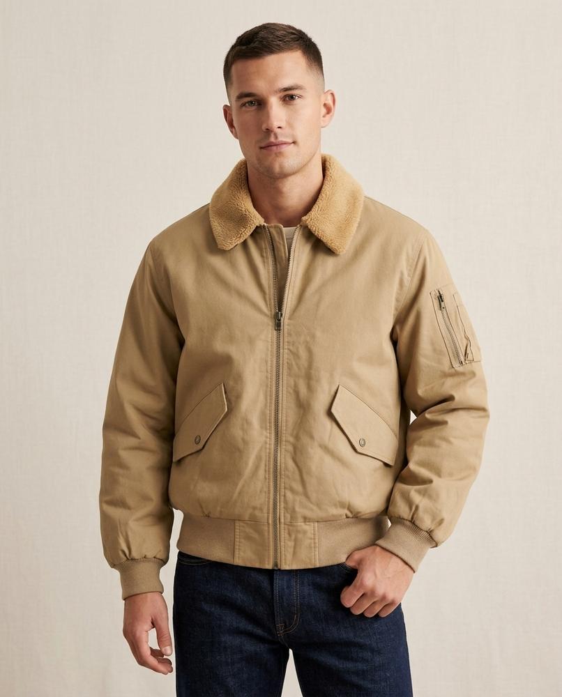 Lands Fashion - Tamin | Lined Zip-Up Jacket Men