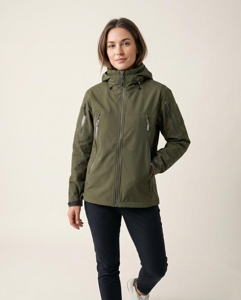 Lands Fashion - Saram | Hooded Zippered Jacket Women