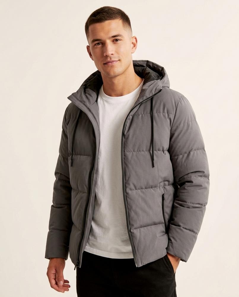 Lands Fashion - Elnal | Quilted Hooded Jacket Men