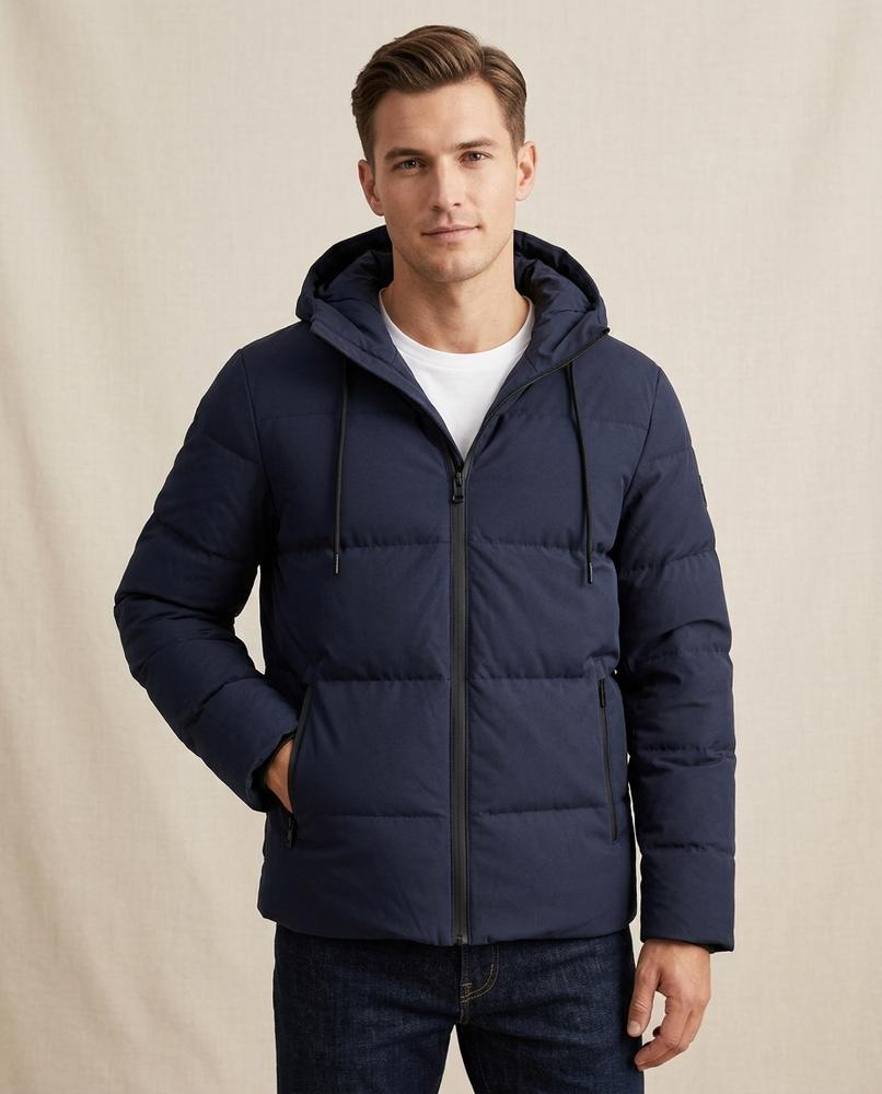 Lands Fashion - Elnal | Quilted Hooded Jacket Men