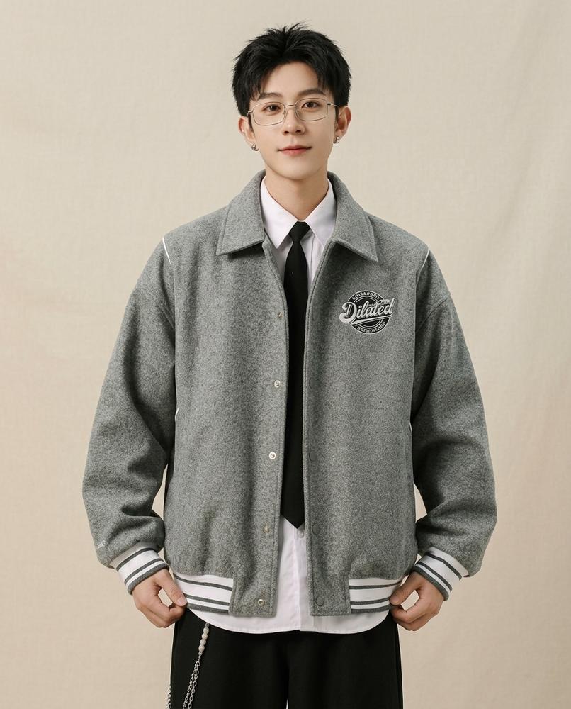 Lands Fashion - Elmer | Collared Button-Up Jacket Men