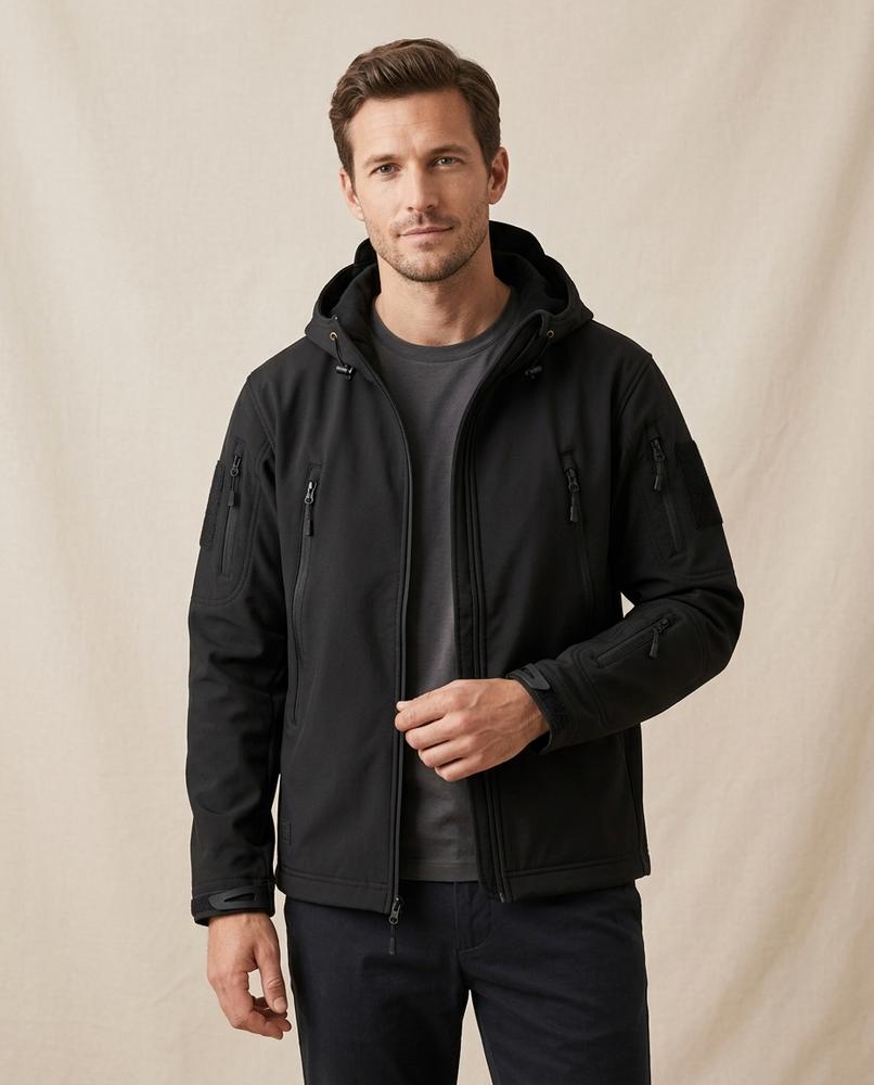 Lands Fashion - Zenor | Hooded Softshell Jacket Men