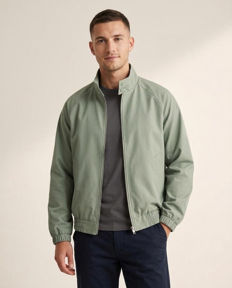 Lands Fashion - Casen | Zip-Up Stand-Collar Jacket Men