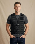 Lands Fashion - Sarev | Tactical Zipped Vest Men