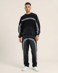 Lands Fashion - Nevan | Oversized Striped Sweatshirt Men