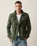 Lands Fashion - Cosan | Suede Double-Breasted Jacket Men