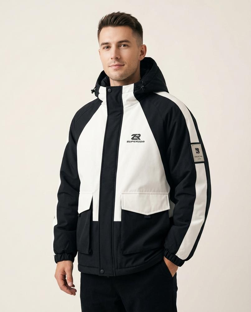 Lands Fashion - Ninor | Padded Color-Blocked Jacket Unisex