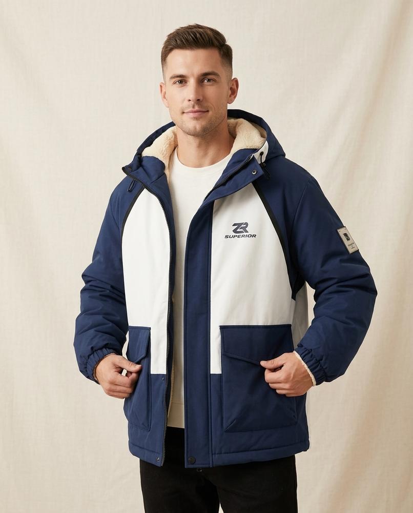Lands Fashion - Ninor | Padded Color-Blocked Jacket Unisex