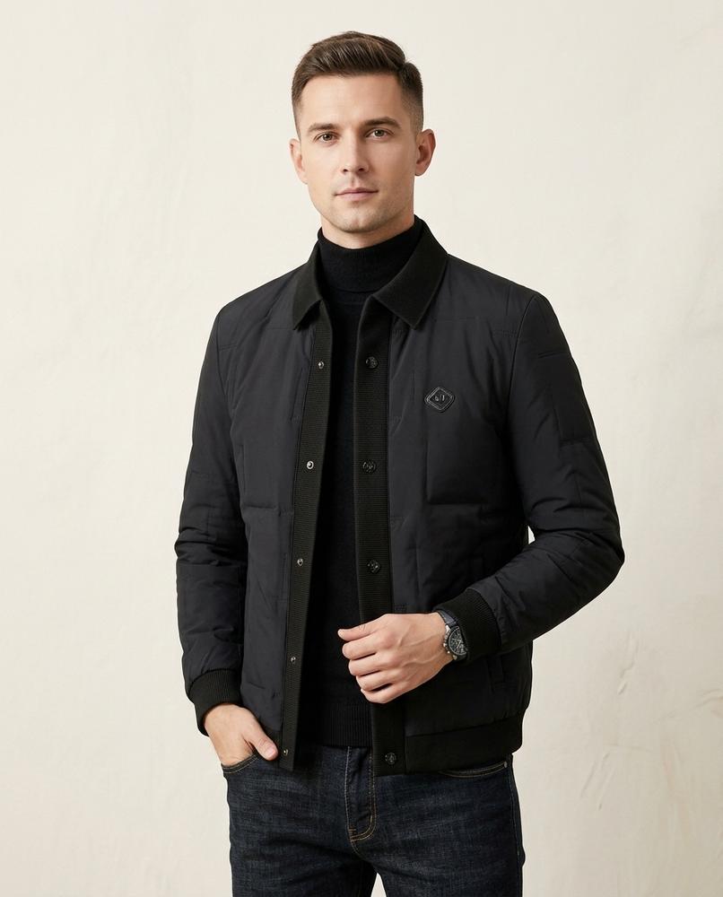 Lands Fashion - Alsan | Padded Button-Front Jacket Men