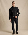 Lands Fashion - Comon | Double-Breasted High-Collar Jacket Men