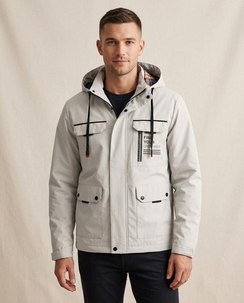 Lands Fashion - Ratir | Hooded Lined Jacket Men