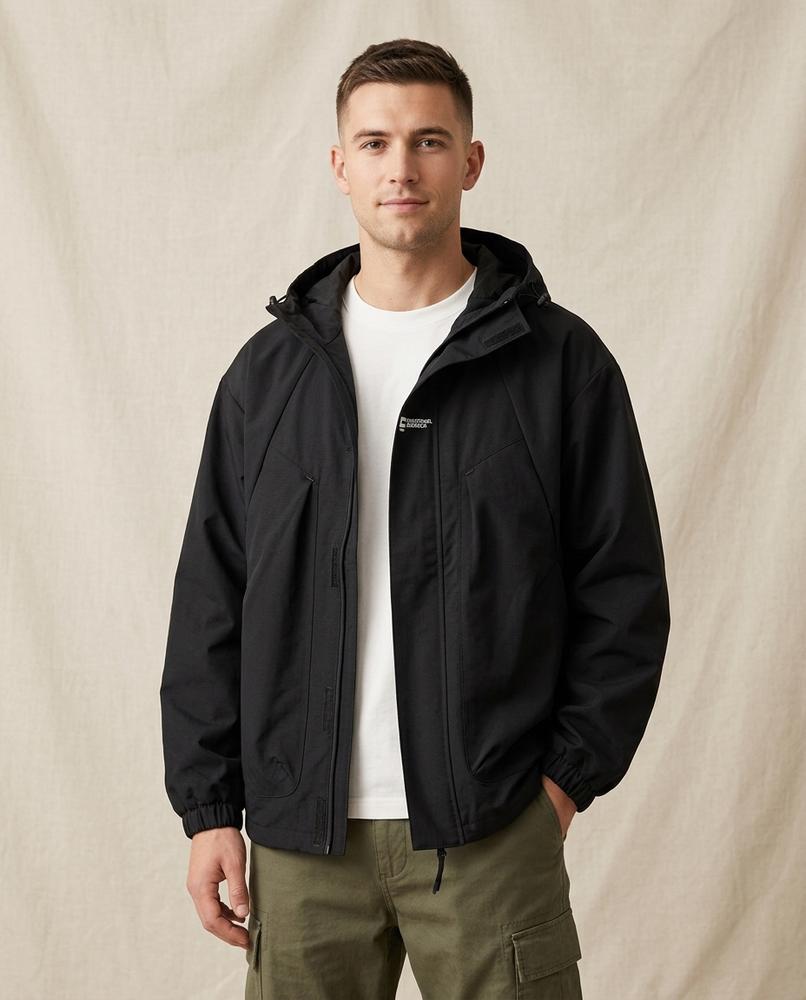 Lands Fashion - Niver | Hooded Zip-Up Jacket Men