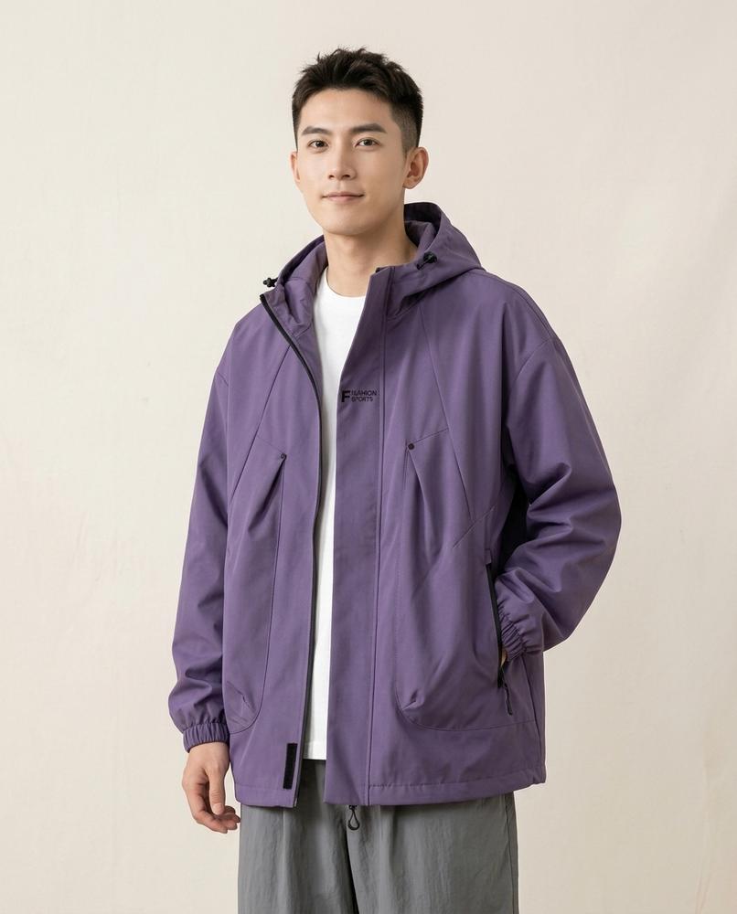 Lands Fashion - Niver | Hooded Zip-Up Jacket Men