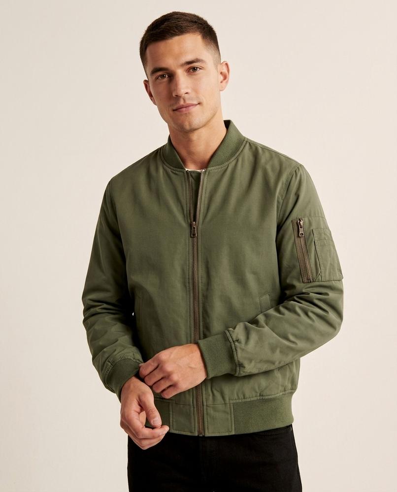 Lands Fashion - Lyvel | Zip-Up Ribbed-Hem Jacket Men