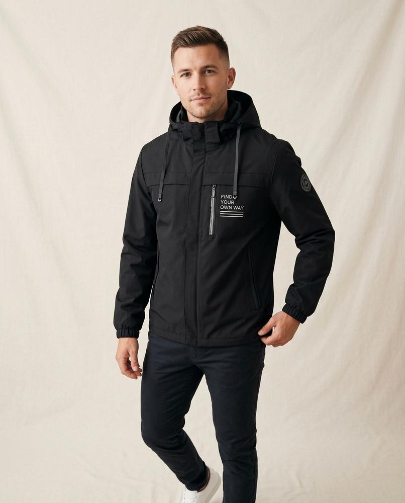 Lands Fashion - Lemar | Lined Hooded Jacket Men