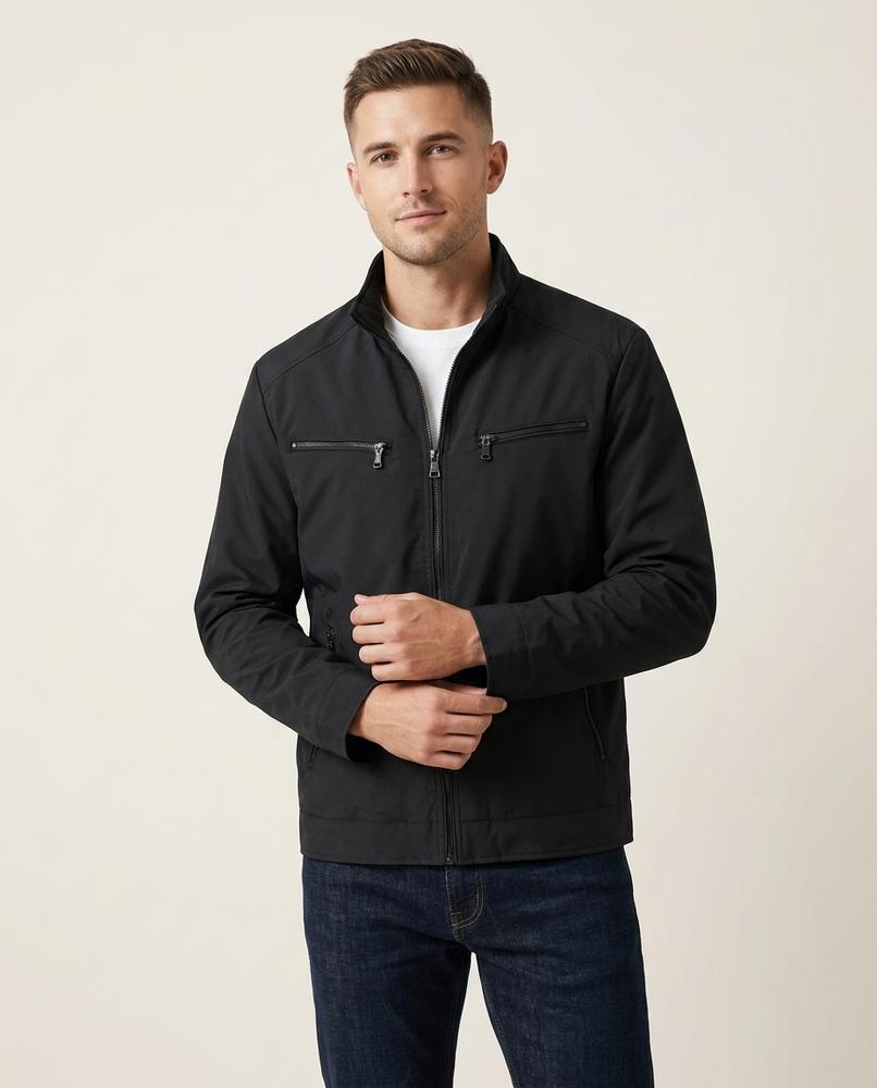 Lands Fashion - Viron | Zip-Up Stand-Collar Jacket Men