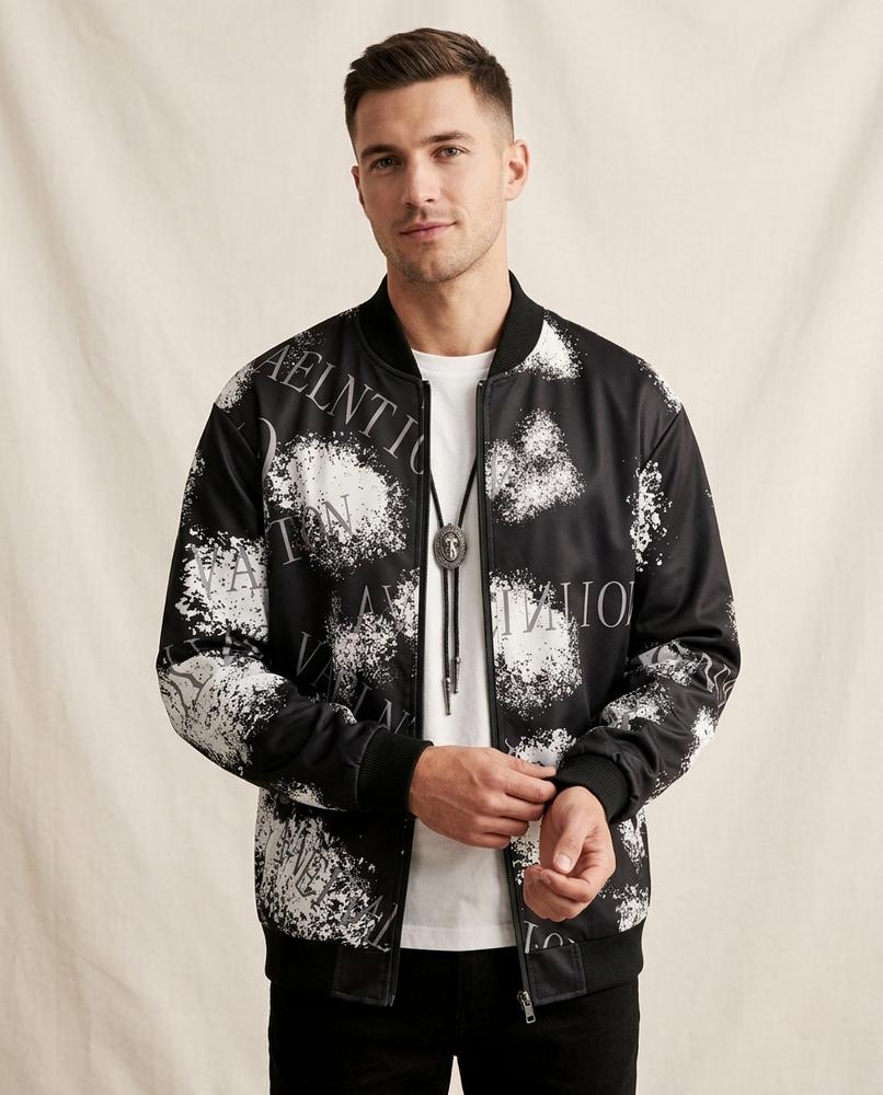 Lands Fashion - Niron | Printed Zip-Up Jacket Men