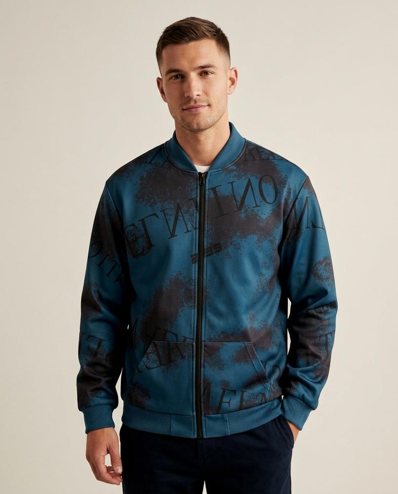Lands Fashion - Niron | Printed Zip-Up Jacket Men