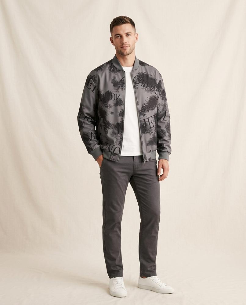 Lands Fashion - Niron | Printed Zip-Up Jacket Men