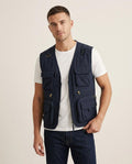 Lands Fashion - Lymor | Multi-Pocket Zip-Up Vest Men